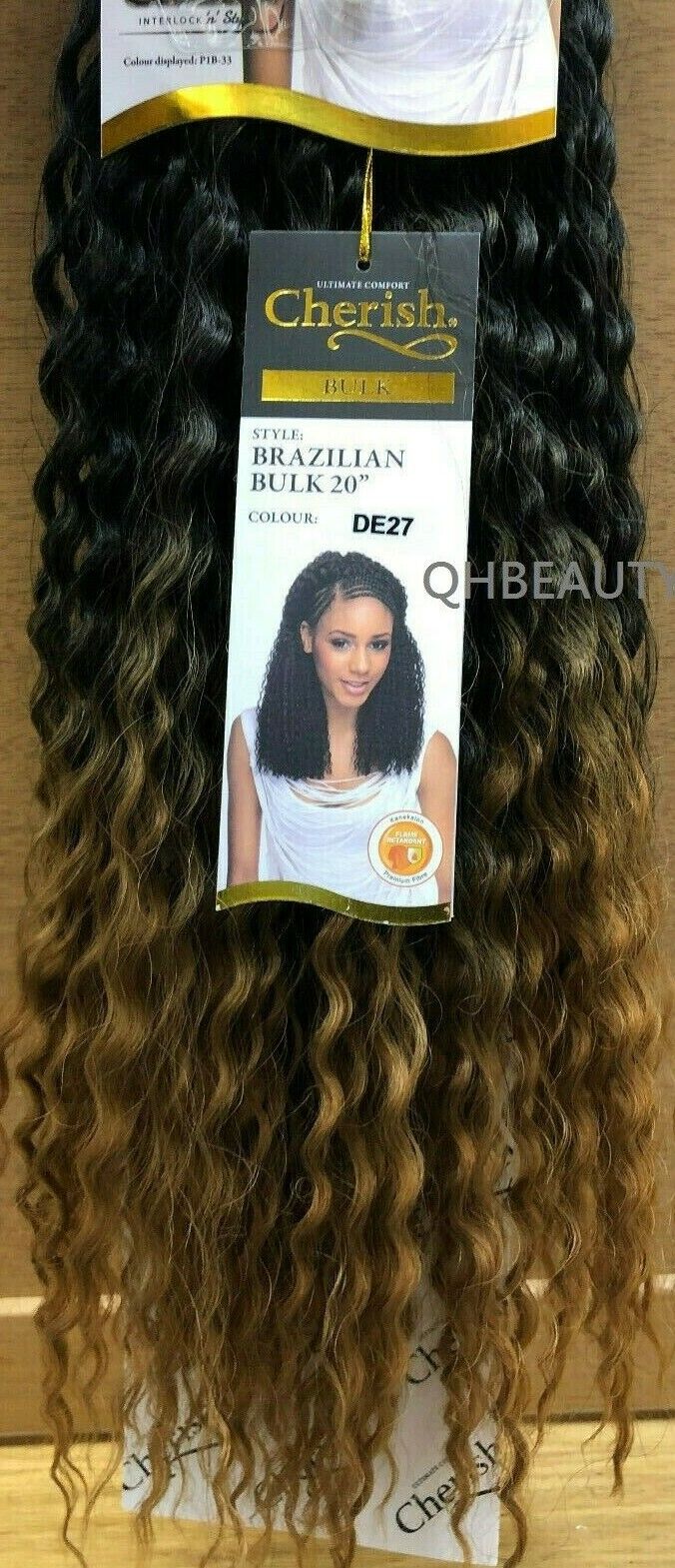 Cherish Synthetic Crochet Braid Curly Hair Extension Style - Brazilian Bulk 20"