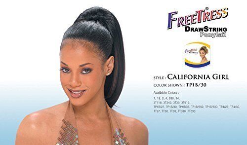 SNG FREETRESS EQUAL SYNTHETIC DRAWSTRING BOUNCY HAIR PONYTAIL- CALIFORNIA GIRL