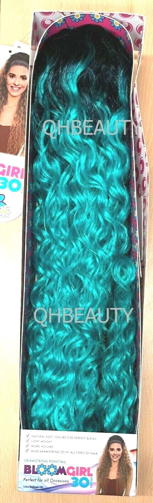 OBSESSION SYNTHETIC DRAWSTRING CURLY LONG HAIR PONYTAIL - BLOOM GIRL 20'' 30''