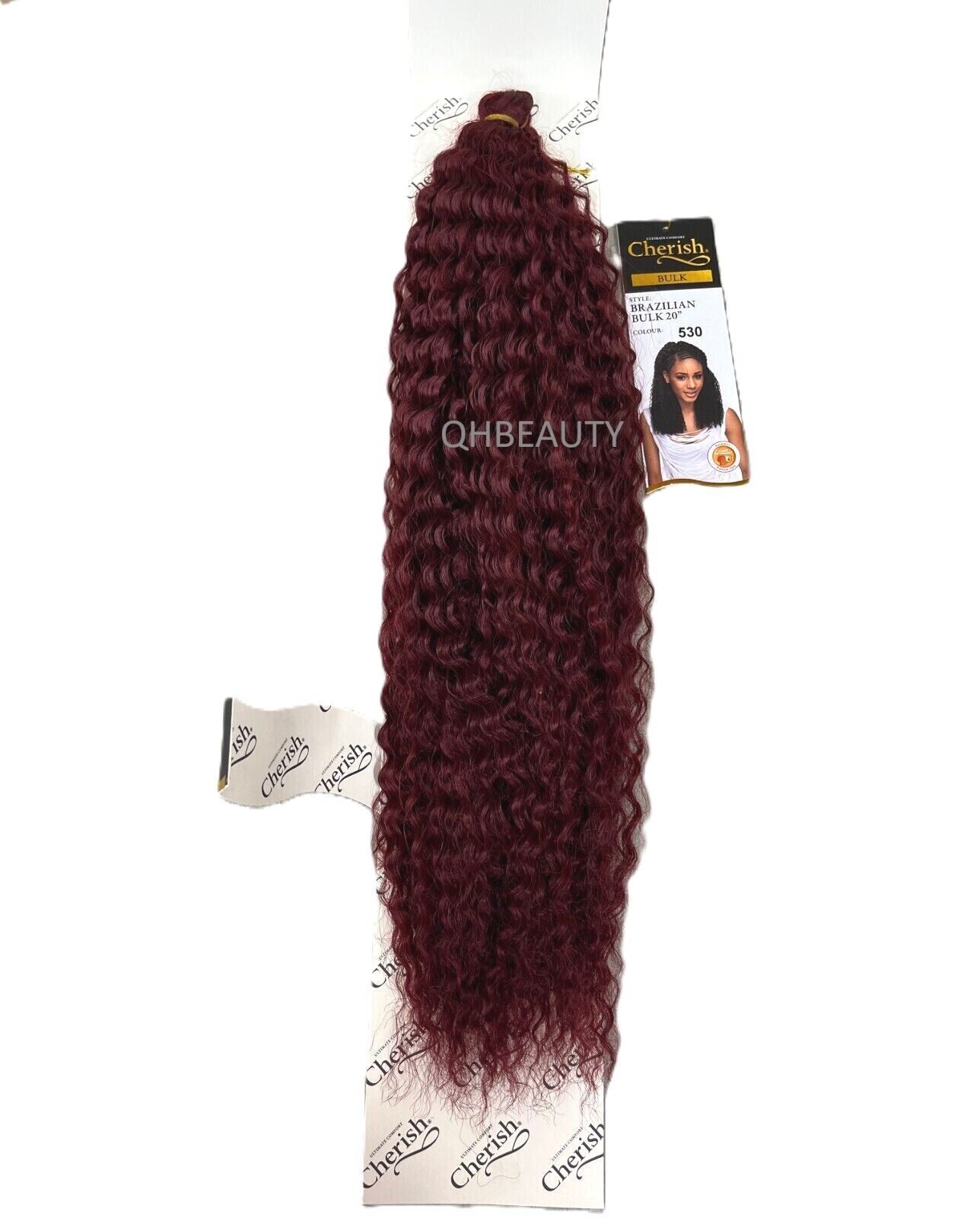 Cherish Synthetic Crochet Braid Curly Hair Extension Style - Brazilian Bulk 20"