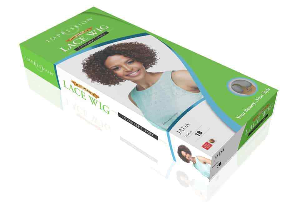 Impression invisible L Part Lace Curly Hair Wig JADA ( Freetress Equal Copy )