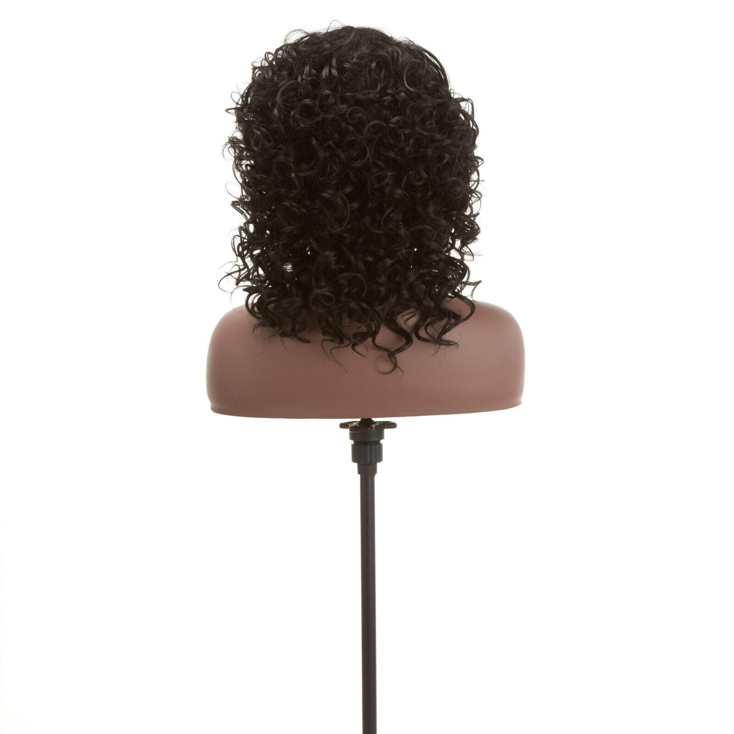 Impression Synthetic Hand Made Invisible L Part Curly Hair Lace Wig - MIA