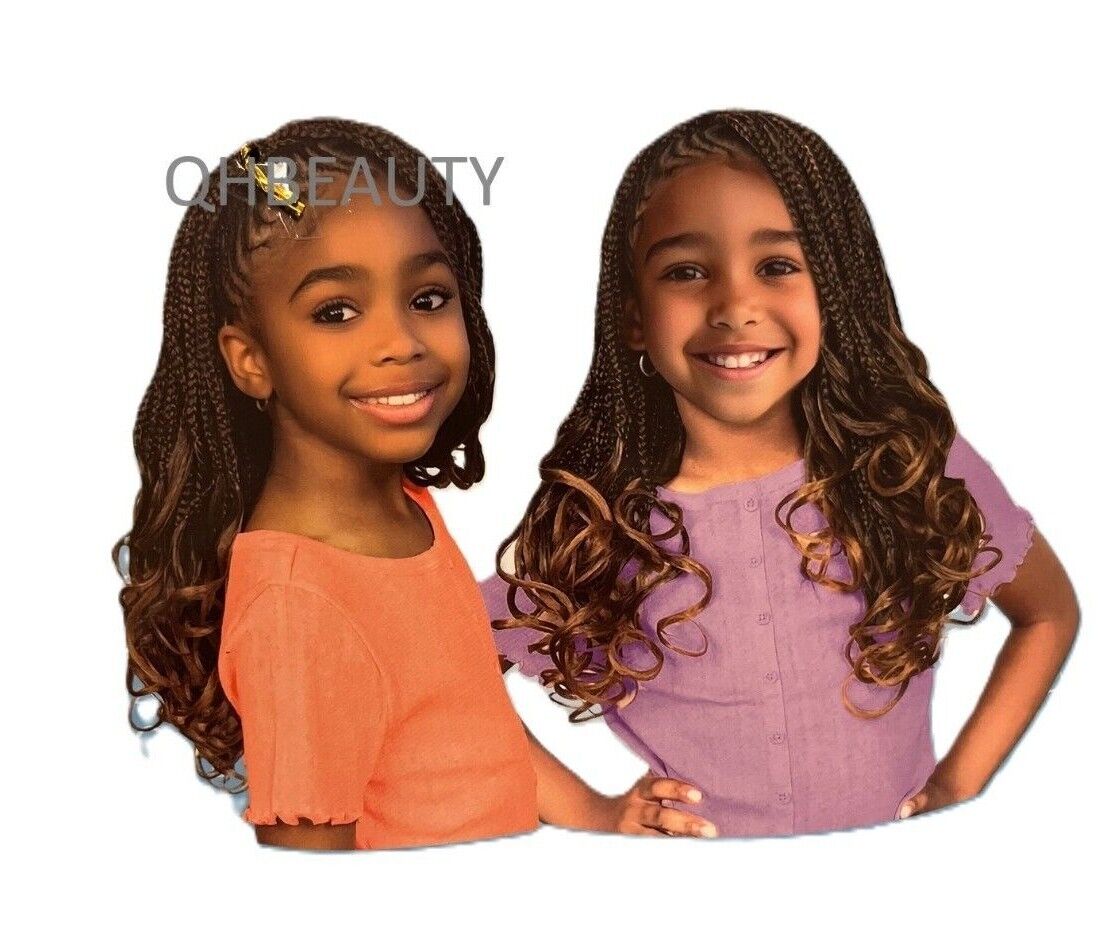 CHERISH SYNTHETIC JUNIOR KIDS CROCHET BRAID HAIR EXTENSION - SPIRAL FRENCH CURL 14 ''