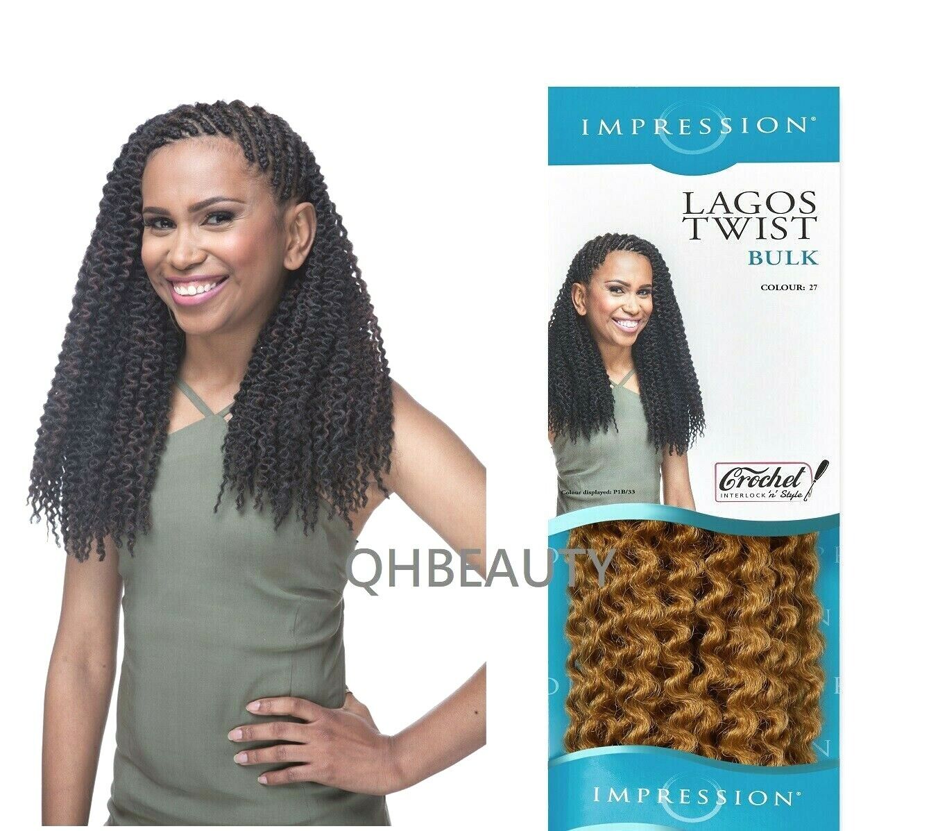 IMPRESSION SYNTHETIC HAIR EXTENSION BRAIDS - LAGOS TWIST BULK
