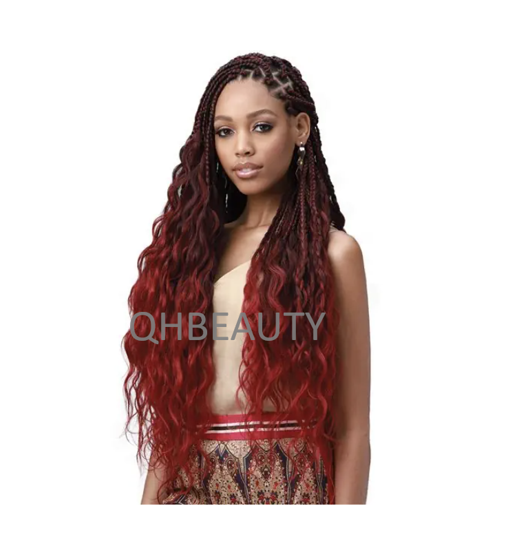 Cherish Synthetic Pre-Stretched Curly Braid Bulk Hair Extension - BODY WAVE 28''