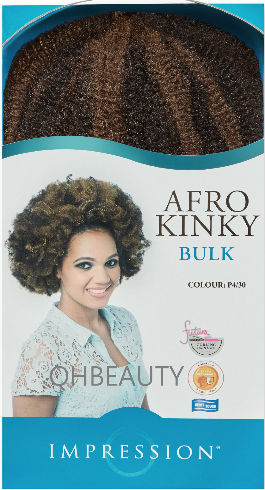 IMPRESSION SYNTHETIC BRAIDING CUBAN HAIR EXTENSION BULK - AFRO KINKY 24 INCHES