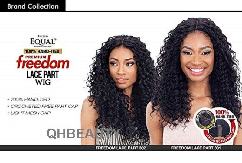 FREETRESS EQUAL SYNTHETIC PREMIUM100% HANDTIED FREEDOM LACE PART HAIR WIG - 302