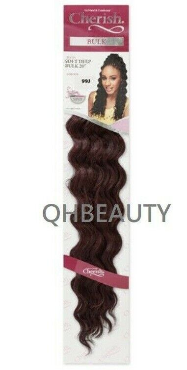 CHERISH SYNTHETIC BULK CROCHET HAIR EXTENSION BRAIDS - SOFT DEEP 20 INCH
