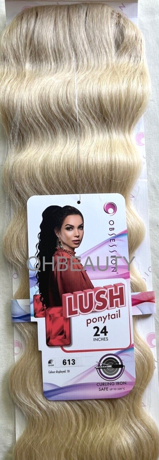 OBSESSION SYNTHETIC DRAWSTRING BODY WAVE CURLY HAIR PONYTAIL - LUSH 24 INCHES