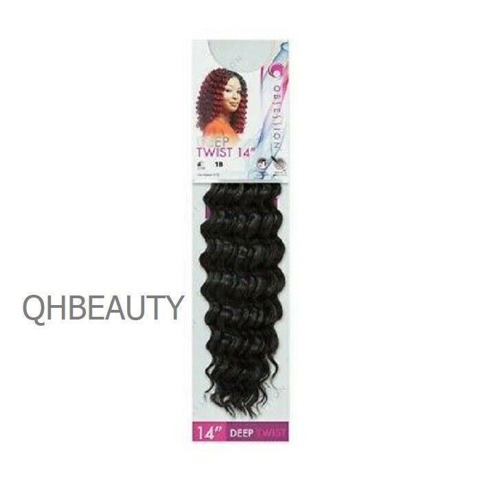 Obsession Synthetic Curly Crochet Braid Hair Extension - Deep Twist 14 inch