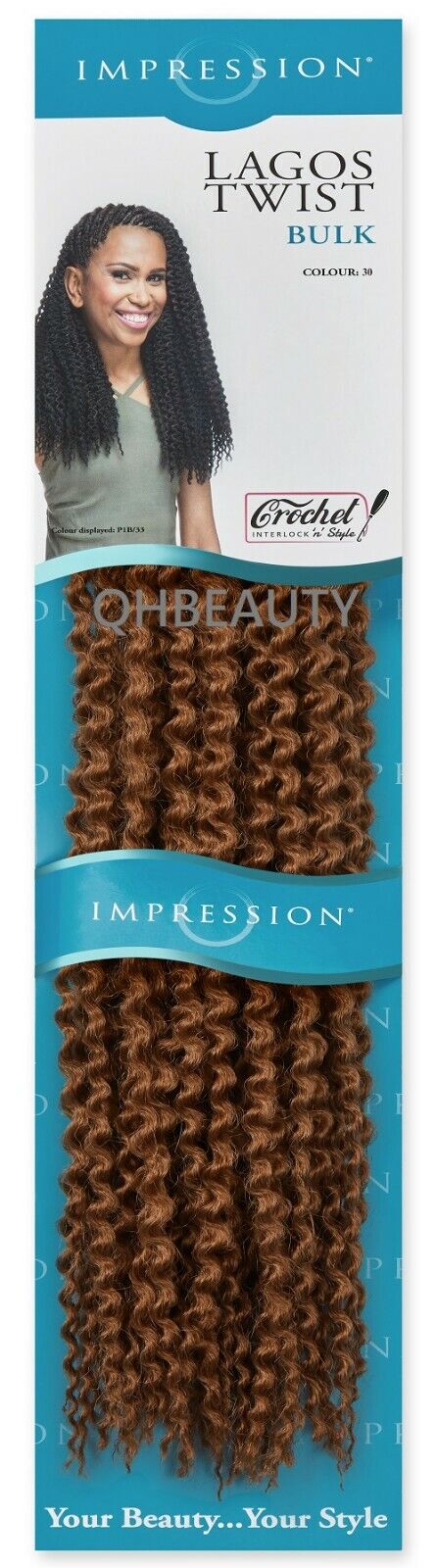 IMPRESSION SYNTHETIC HAIR EXTENSION BRAIDS - LAGOS TWIST BULK