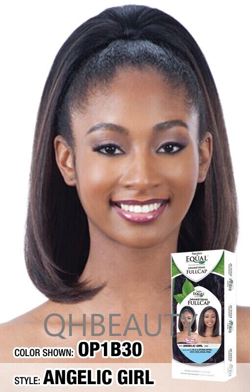 Freetress Equal Synthetic Straight Drawstring Full cap Hair Wig - ANGELIC GIRL