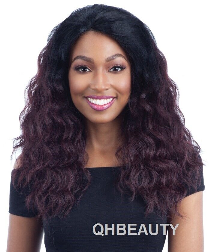 FREETRESS EQUAL SYNTHETIC LACE FRONT LONG CURLY HAIR WIG - TIA