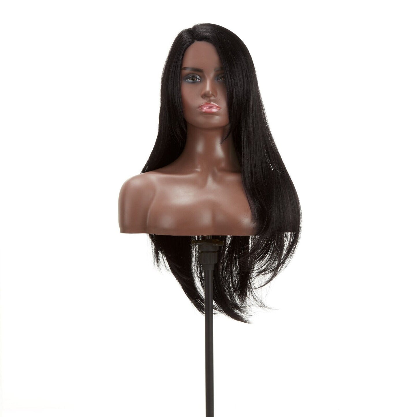 Impression Synthetic Invisible Part Long Straight Lace Front Hair Wig - Destiny