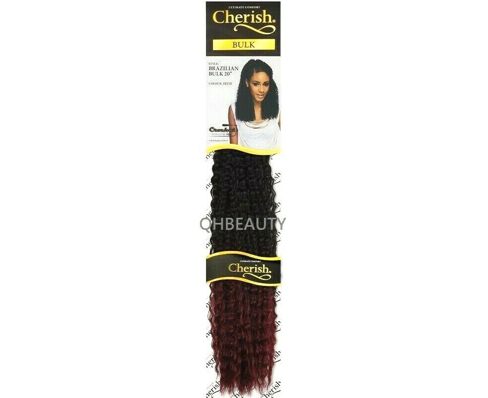 Cherish Synthetic Crochet Braid Curly Hair Extension Style - Brazilian Bulk 20"