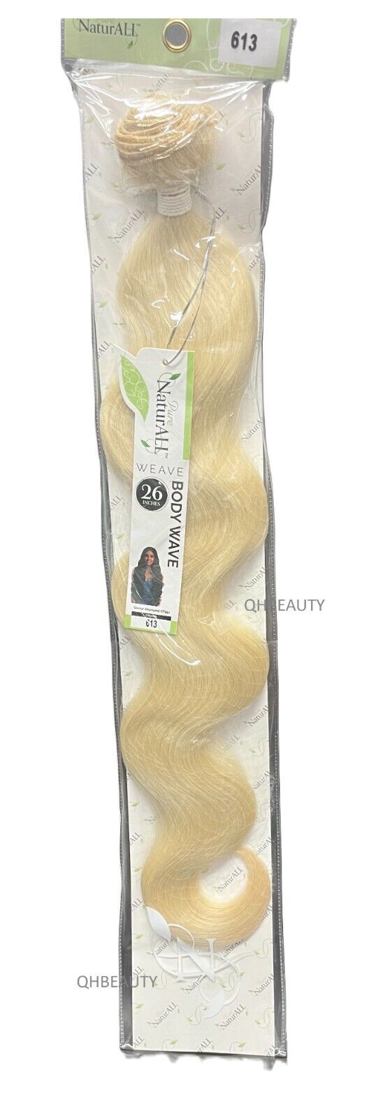 NaturALL SYNTHETIC LONG CURLY HAIR EXTENSION WEAVE -BODY WAVE 26 INCHES