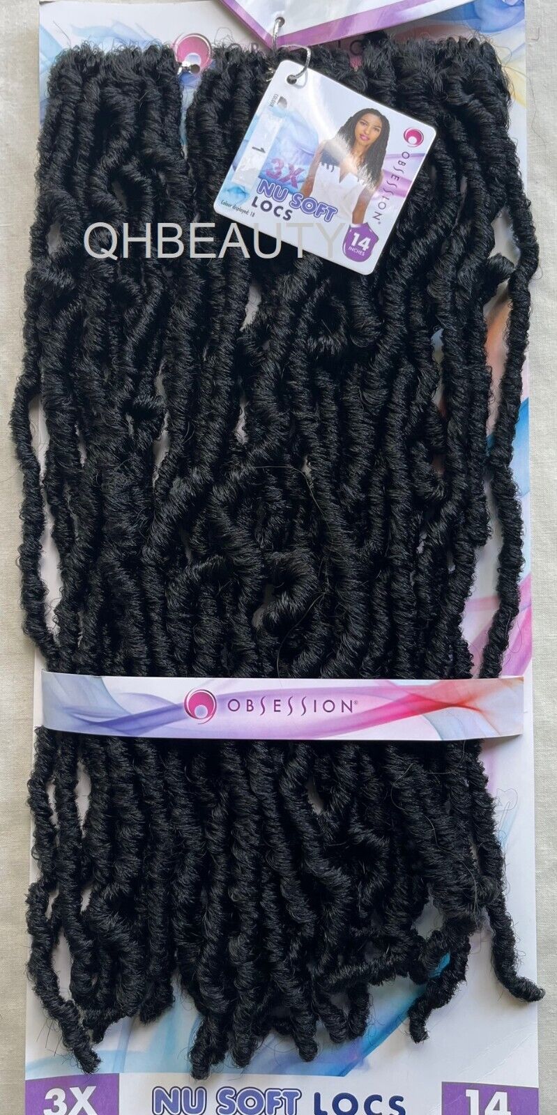Obsession Synthetic Crochet Pre Looped Braid Hair Extension - NU LOCS 14 INCHES