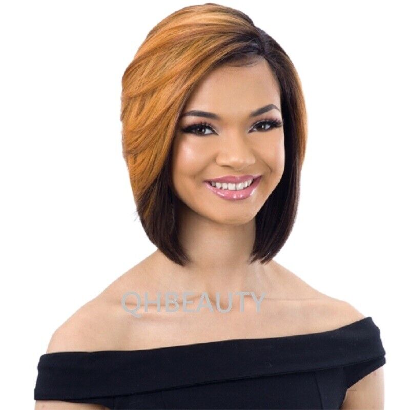 FREETRESS EQUAL SYNTHETIC 5 INCH LACE PART SHORT STRAIGHT HAIR WIG - VASHANTI