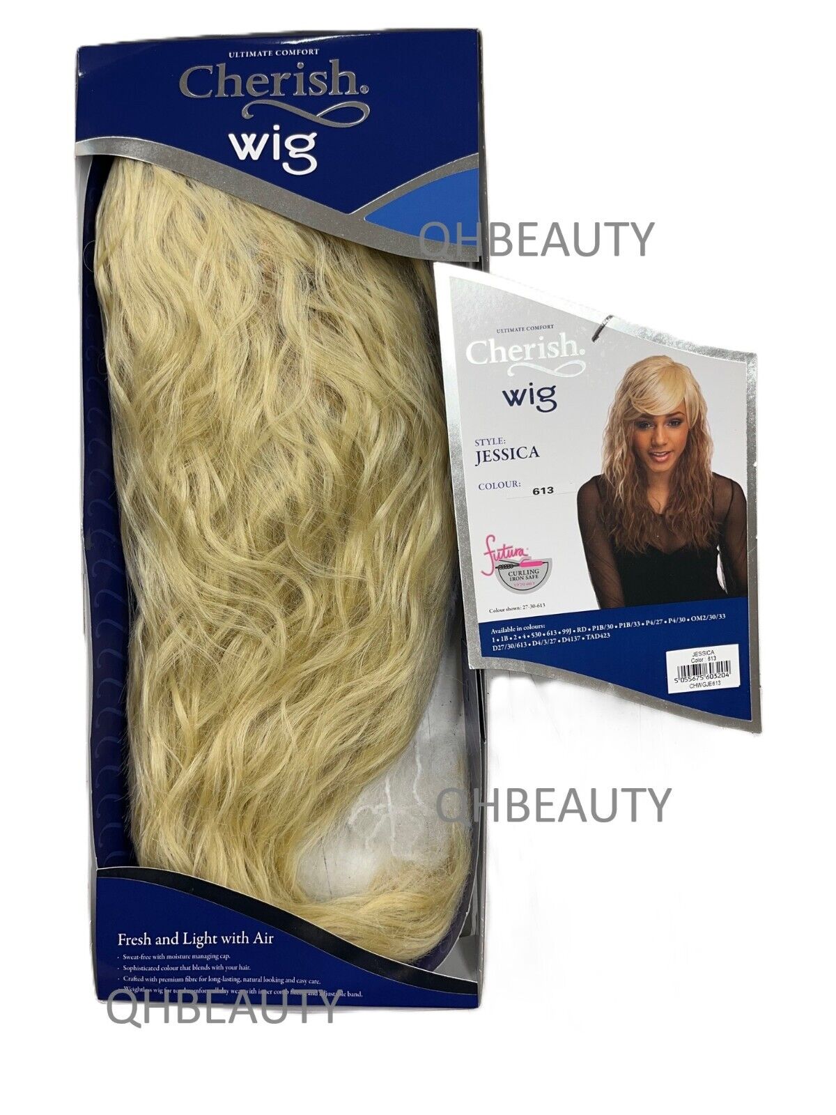Cherish Synthetic Natural Look Long Wavy Curly Hair Wig - Jessica