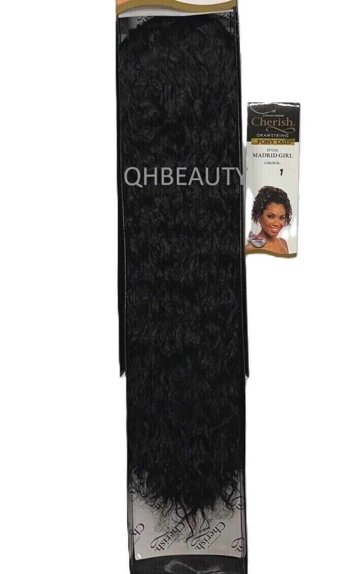 Cherish Synthetic Drawstring Curly Hair Extension Ponytail - Madrid Girl