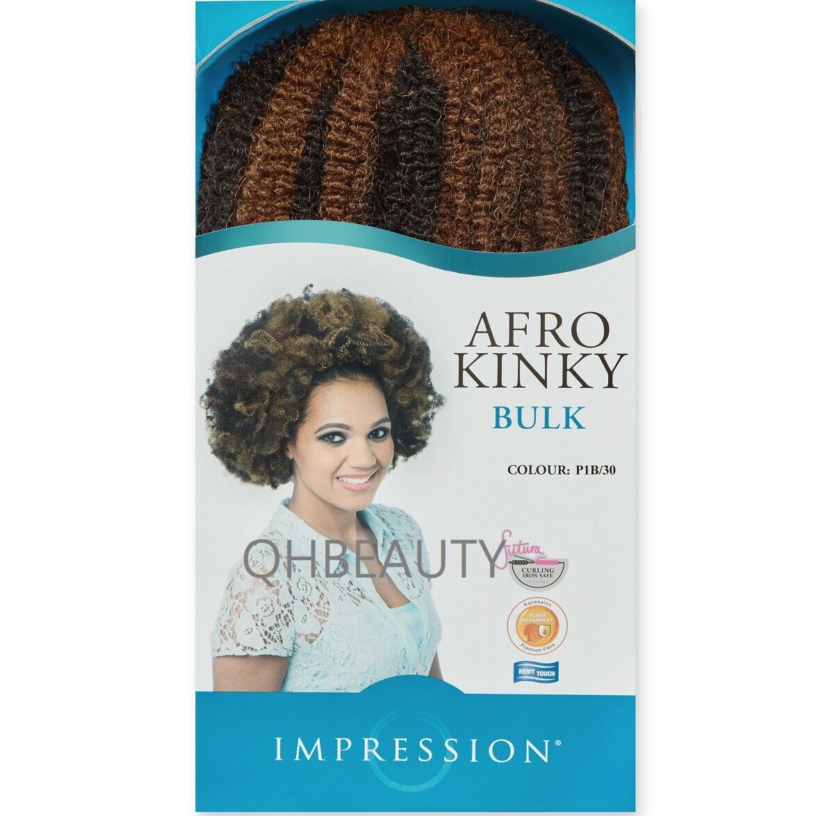 IMPRESSION SYNTHETIC BRAIDING CUBAN HAIR EXTENSION BULK - AFRO KINKY 24 INCHES
