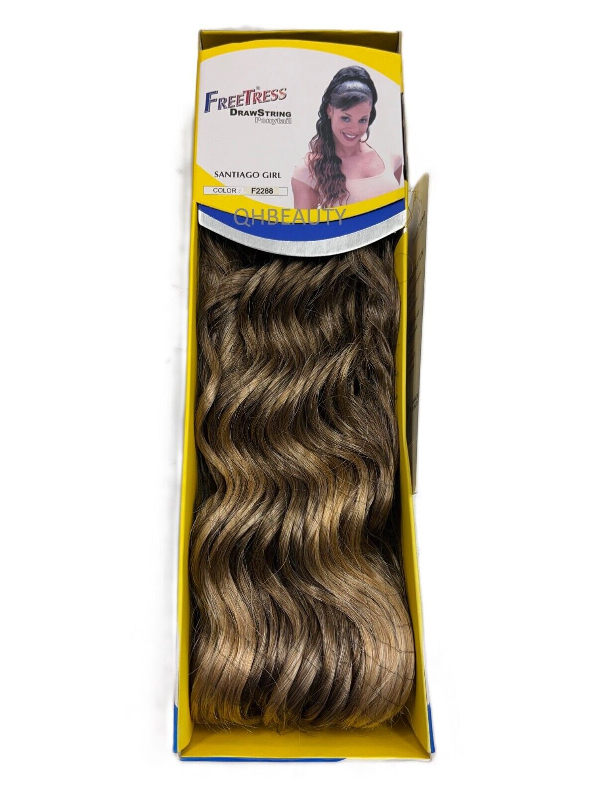 Freetress Equal Synthetic Curly Long Drawstring Hair Ponytail - Santiago Girl