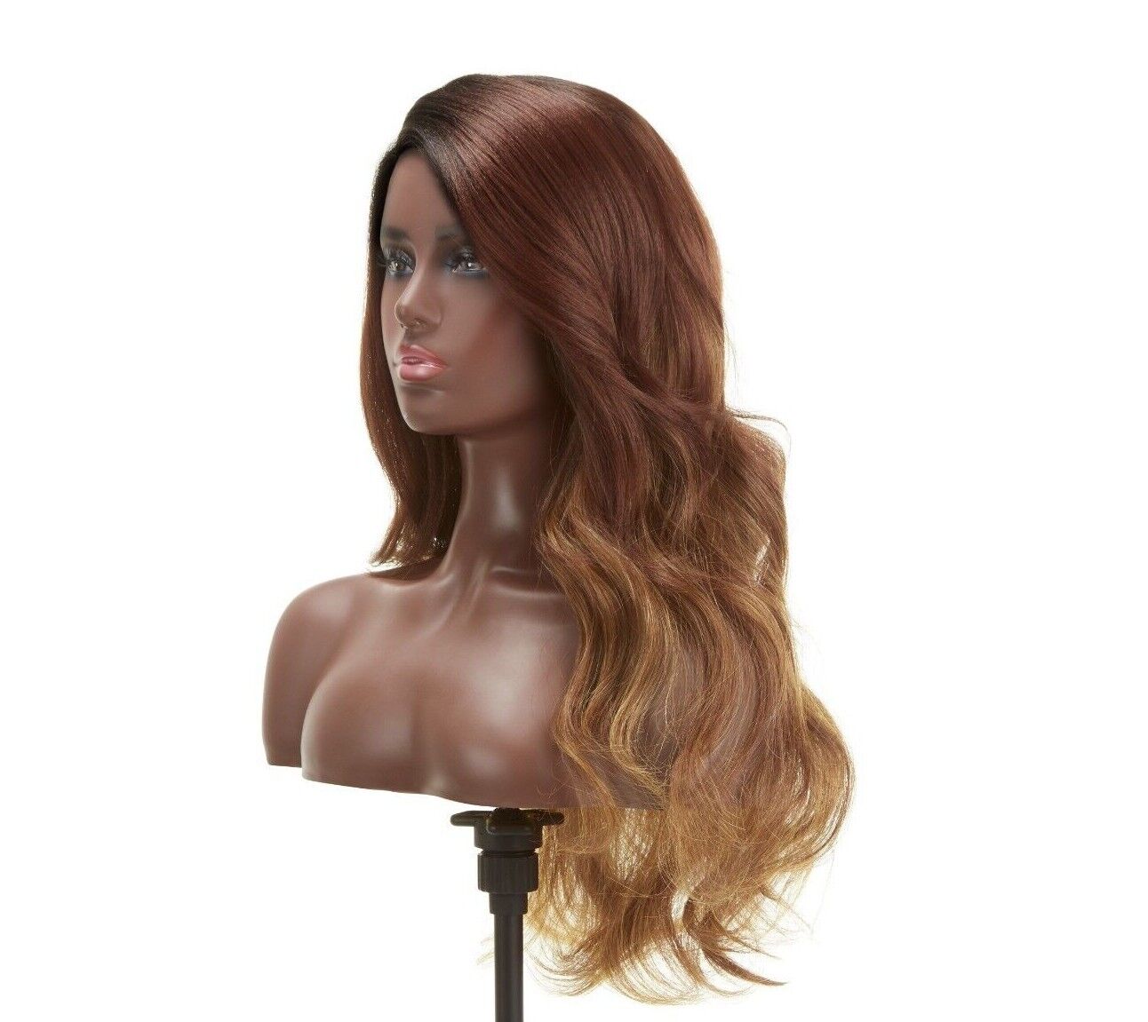 Impression Synthetic Invisible L Part Lace Curly Long Hair Wig - Daisy