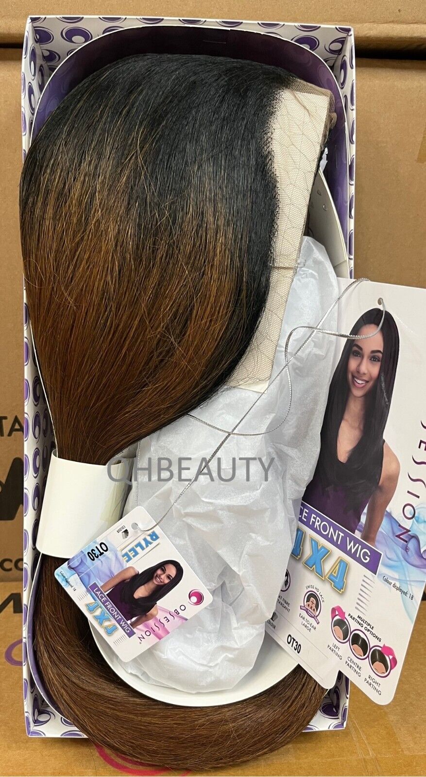 Obsession Synthetic Swiss HD 4x4 Lace Front Free Part Layered Hair Wig - RYLEE