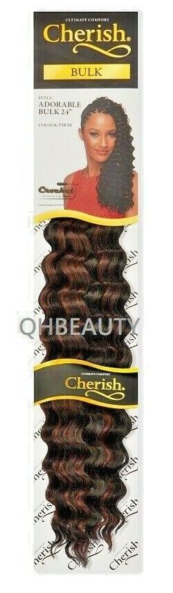 CHERISH SYNTHETIC LONG CURLY HAIR EXTENSION CROCHET BRAIDS - ADORABLE 24 inch