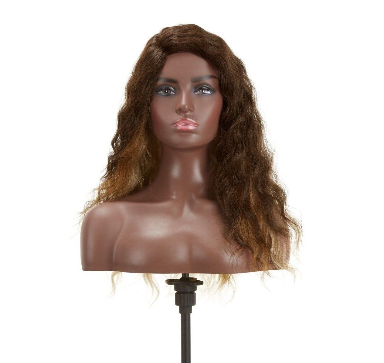 Impression Synthetic Invisible L Part Lace Curly Hair Wig - Alicia