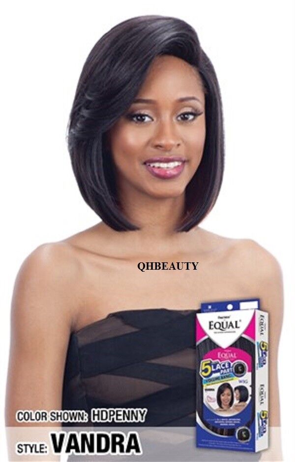 Freetress Equal Synthetic 5 Inch Part Lace front Bob Style Hair Wig - VANDRA