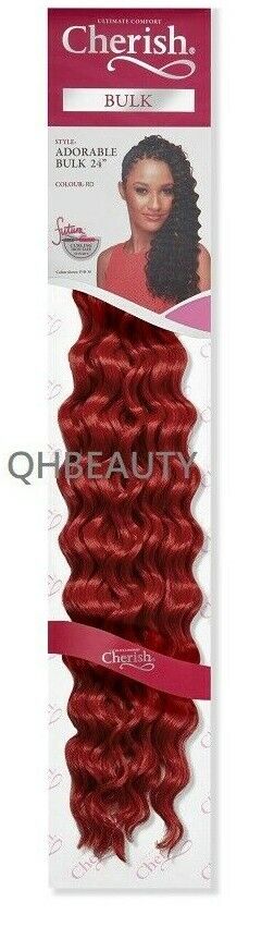 CHERISH SYNTHETIC LONG CURLY HAIR EXTENSION CROCHET BRAIDS - ADORABLE 24 inch
