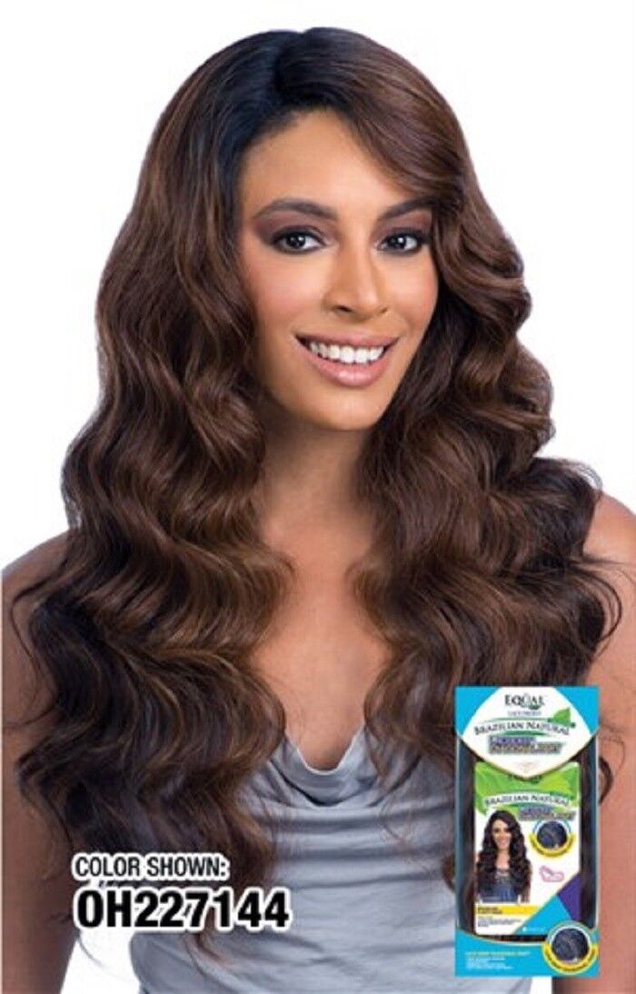 Freetress Equal Synthetic Diagonal Lace Front HAIR Wig BRAZILIAN NATURAL LOOSE