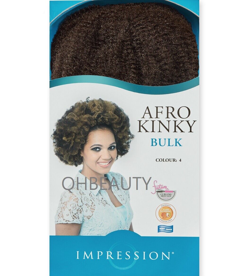 IMPRESSION SYNTHETIC BRAIDING CUBAN HAIR EXTENSION BULK - AFRO KINKY 24 INCHES