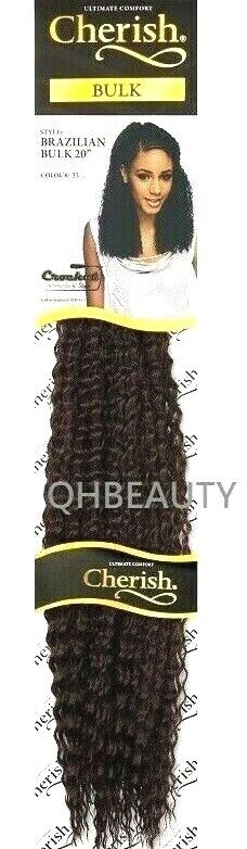 Cherish Synthetic Crochet Braid Curly Hair Extension Style - Brazilian Bulk 20"