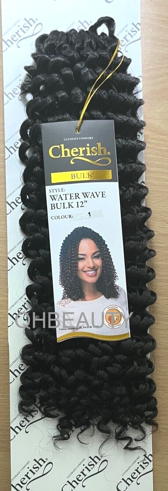 Cherish Synthetic Crochet Hair Extension Curly Braids – Water Wave Braids 12 ''