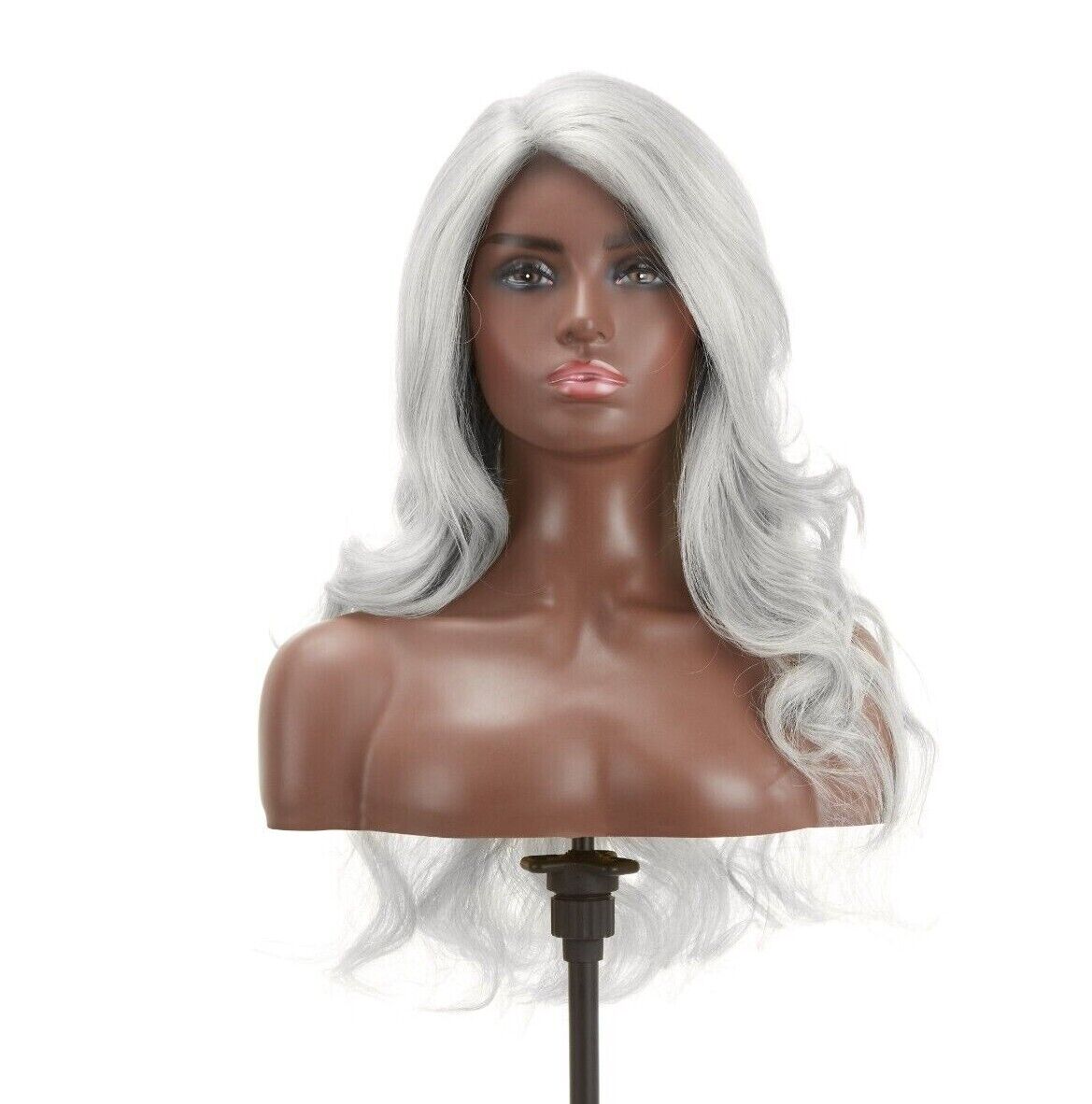 Impression Synthetic Invisible L Part Lace Curly Long Hair Wig - Daisy