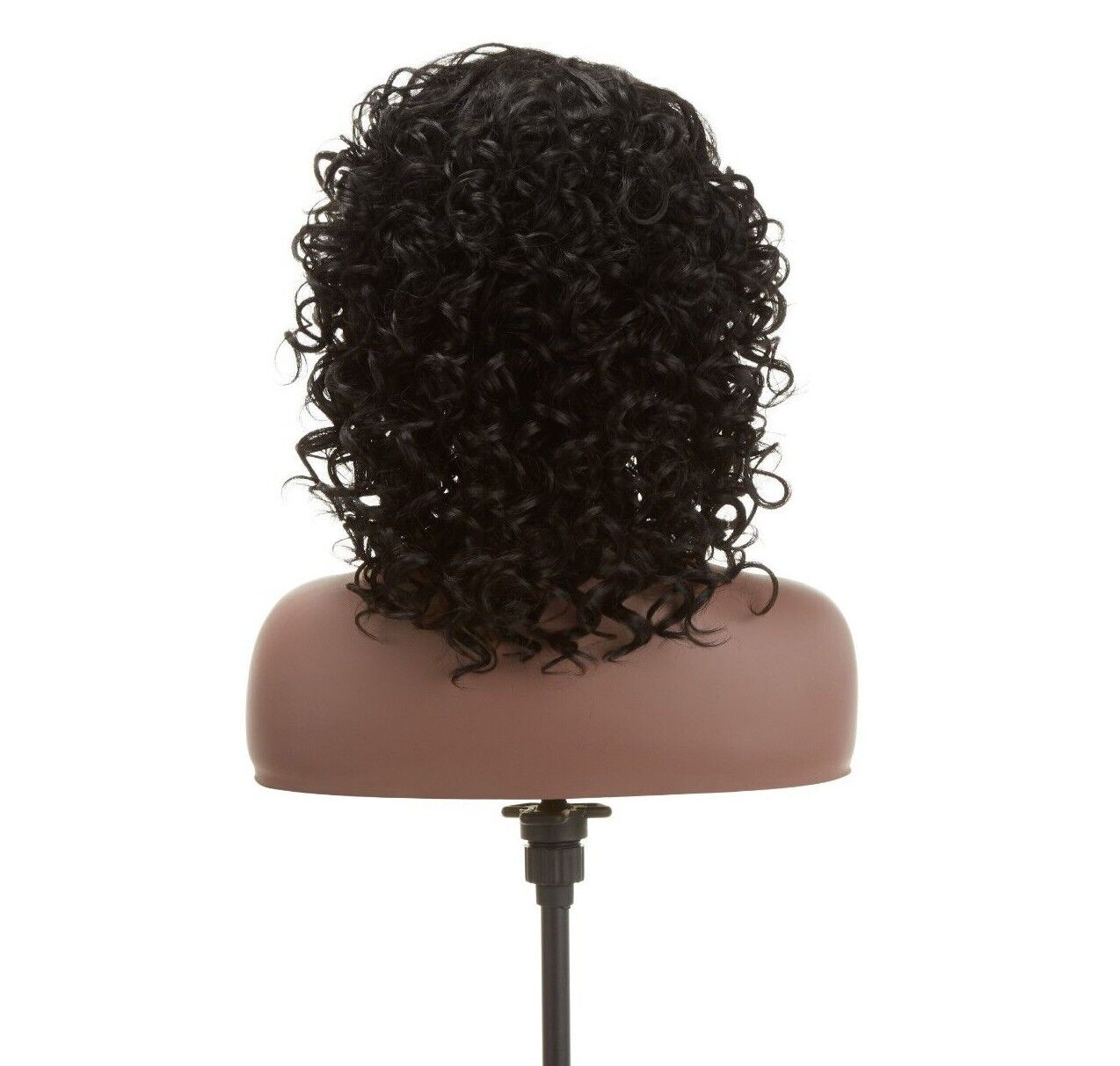 Impression Synthetic Hand Made Invisible L Part Curly Hair Lace Wig - MIA