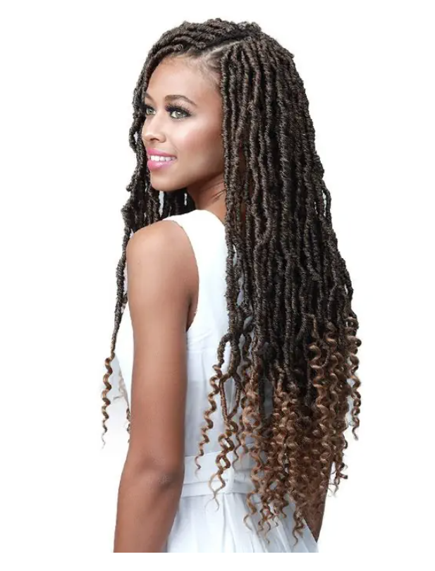 Obsession Synthetic Crochet PreLoop Braid Hair Extension - NU LOCS CURLY TIPS 24