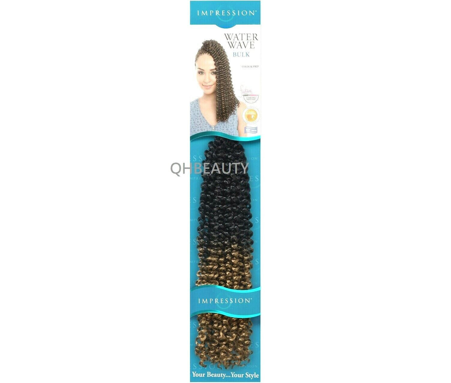IMPRESSION SYNTHETIC HAIR EXTENSION BRAID - WATER WAVE 22'' ( FREETRESS COPY )