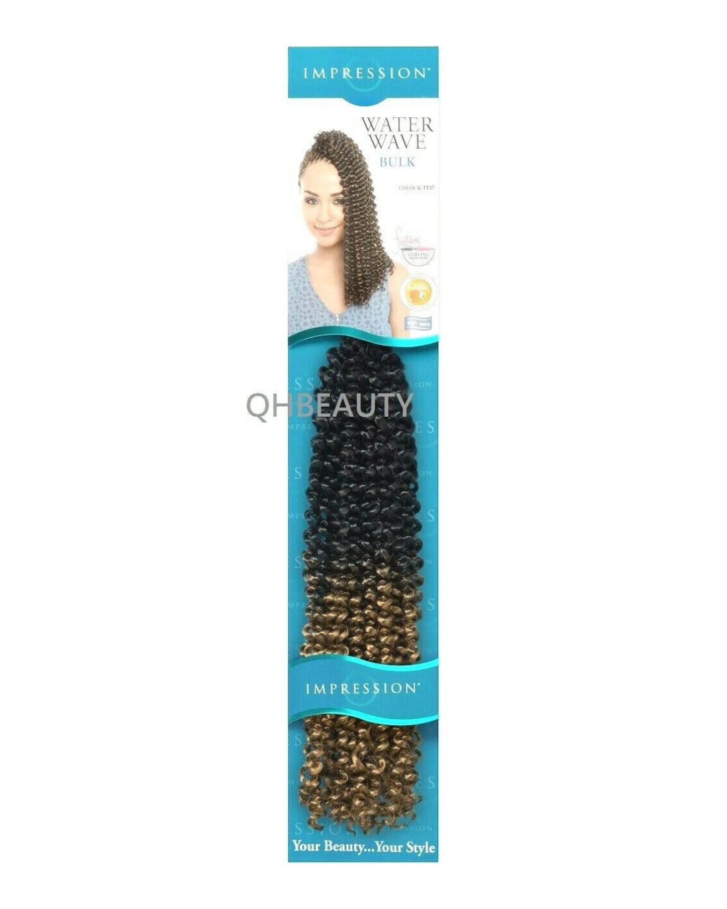 IMPRESSION SYNTHETIC HAIR EXTENSION BRAID - WATER WAVE 22''