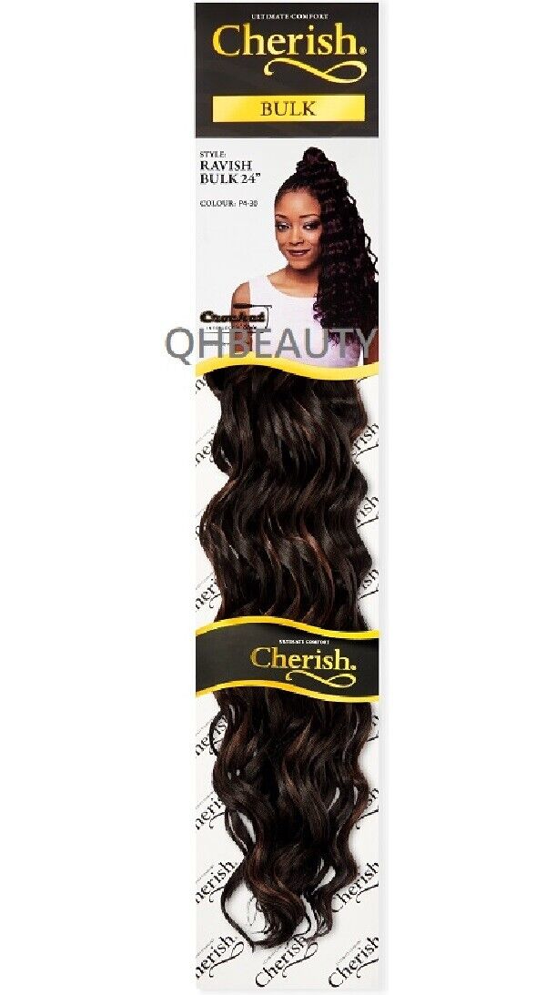 CHERISH SYNTHETIC CROCHET LONG CURLY HAIR EXTENSION BRAIDS - RAVISH 24 inch