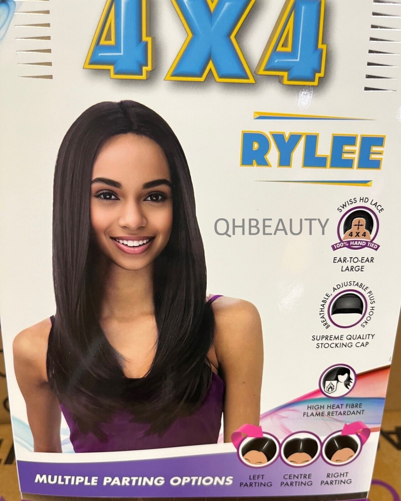 Obsession Synthetic Swiss HD 4x4 Lace Front Free Part Layered Hair Wig - RYLEE