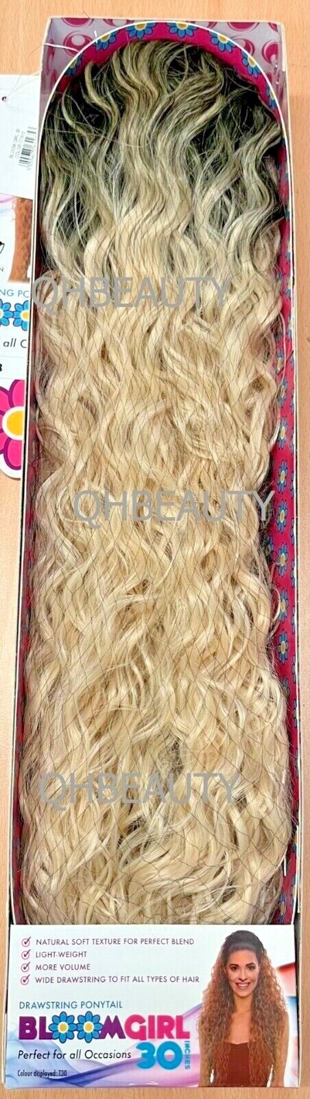 OBSESSION SYNTHETIC DRAWSTRING CURLY LONG HAIR PONYTAIL - BLOOM GIRL 20'' 30''