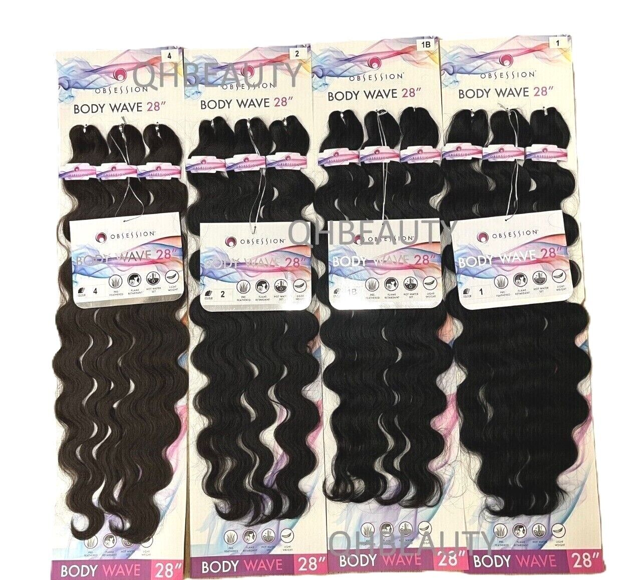 Obsession Synthetic Pre-Stretched Curly Braid Hair Extension - BODY WAVE 28 INCH
