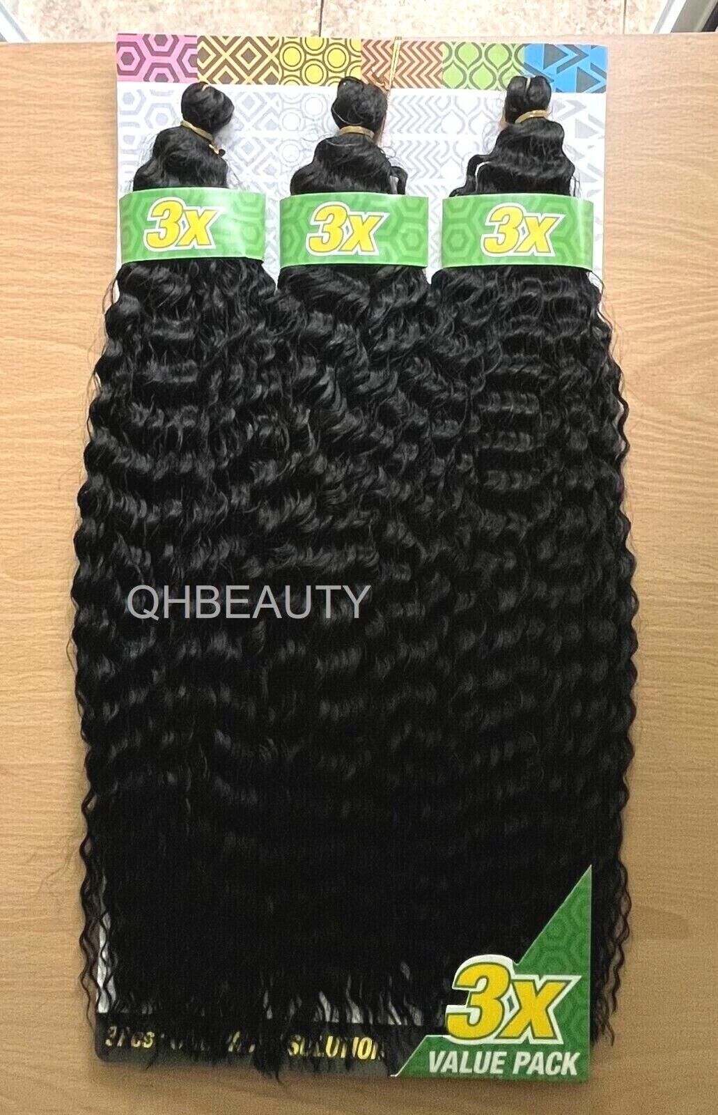 Cherish Synthetic Crochet Braid Hair Extension Handmade 3 x Brazilian Bulk 16''