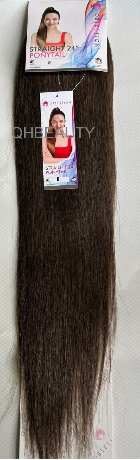 Obsession Synthetic Drawstring Long Hair Extension Ponytail - Straight 24 inch