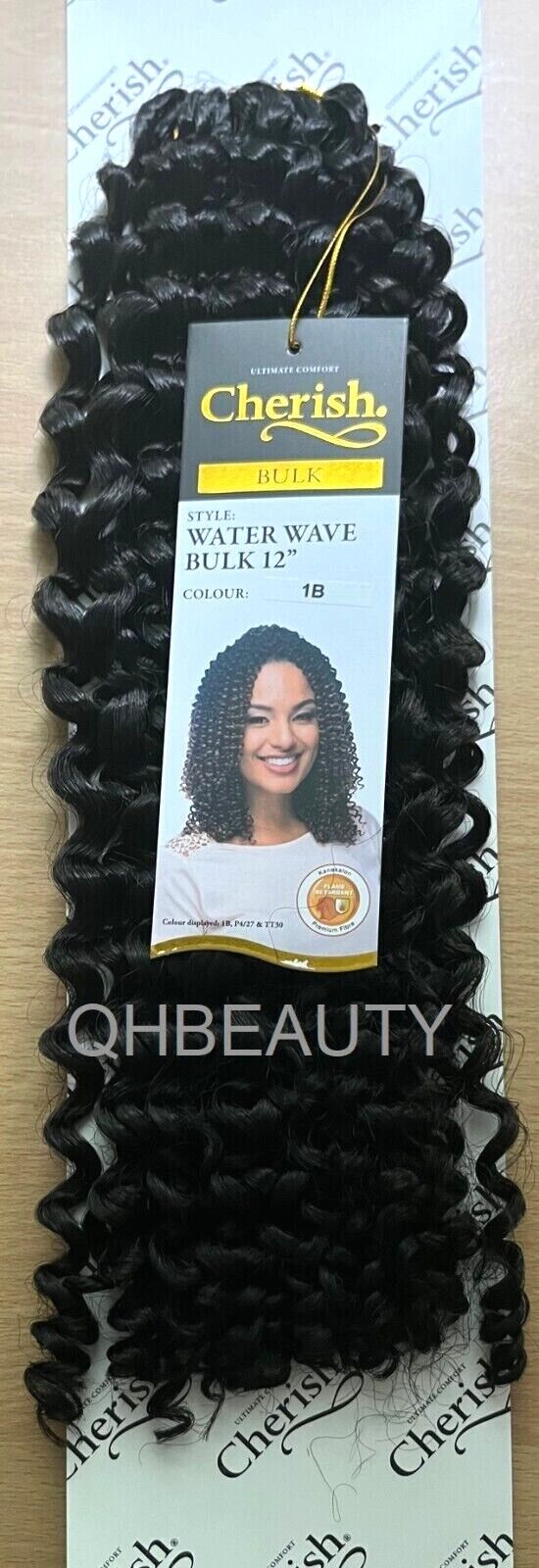 Cherish Synthetic Crochet Hair Extension Curly Braids – Water Wave Braids 12 ''