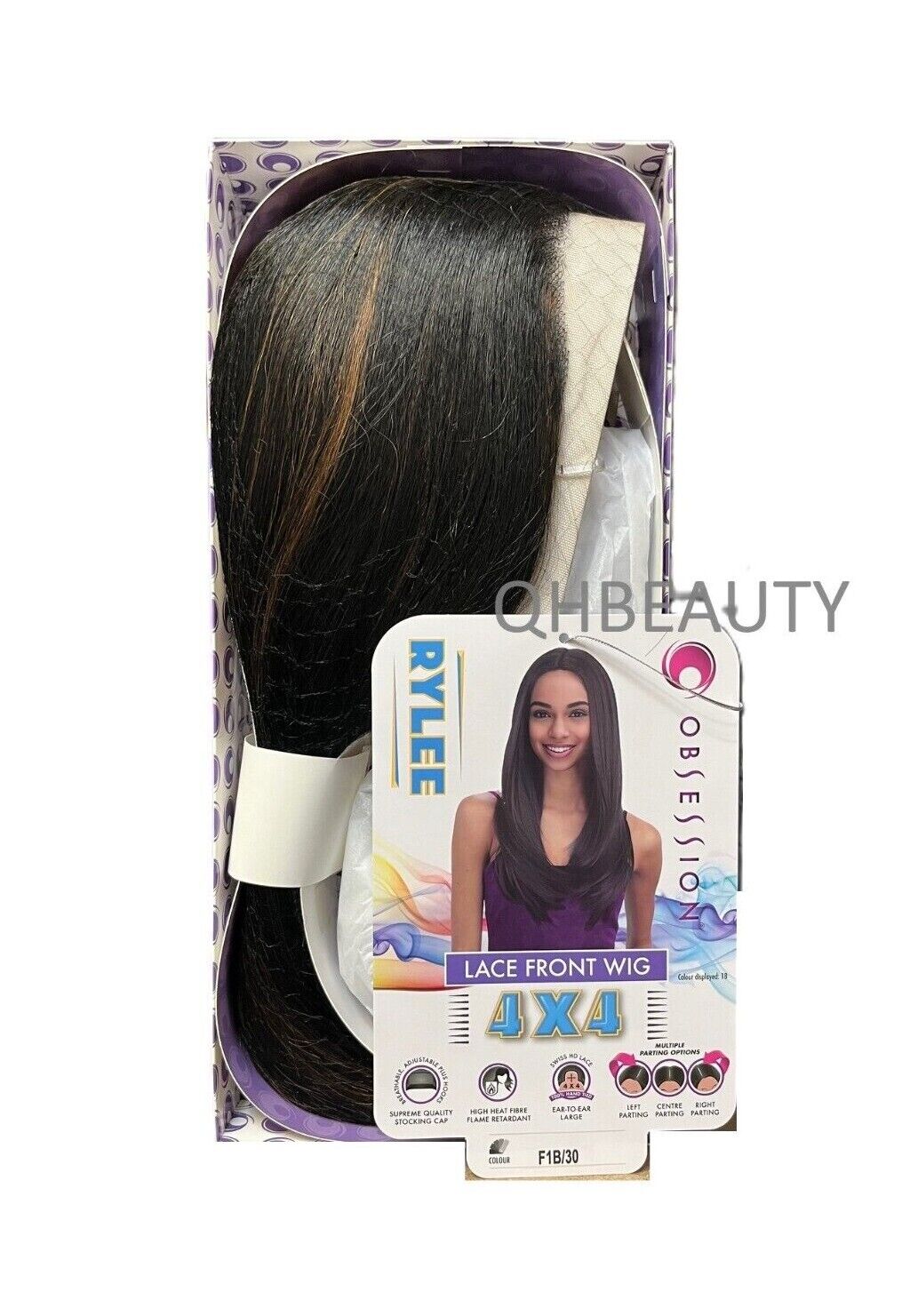 Obsession Synthetic Swiss HD 4x4 Lace Front Free Part Layered Hair Wig - RYLEE