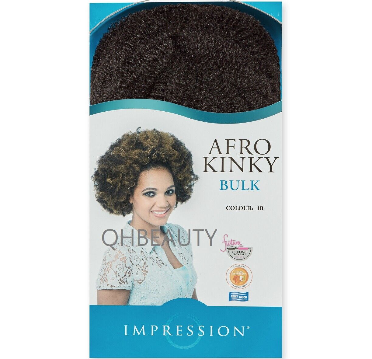 IMPRESSION SYNTHETIC BRAIDING CUBAN HAIR EXTENSION BULK - AFRO KINKY 24 INCHES